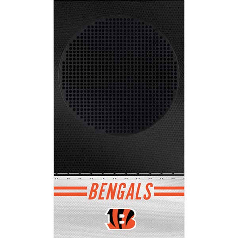 NFL Cincinnati Bengals White Striped Xbox Series S Console Skin